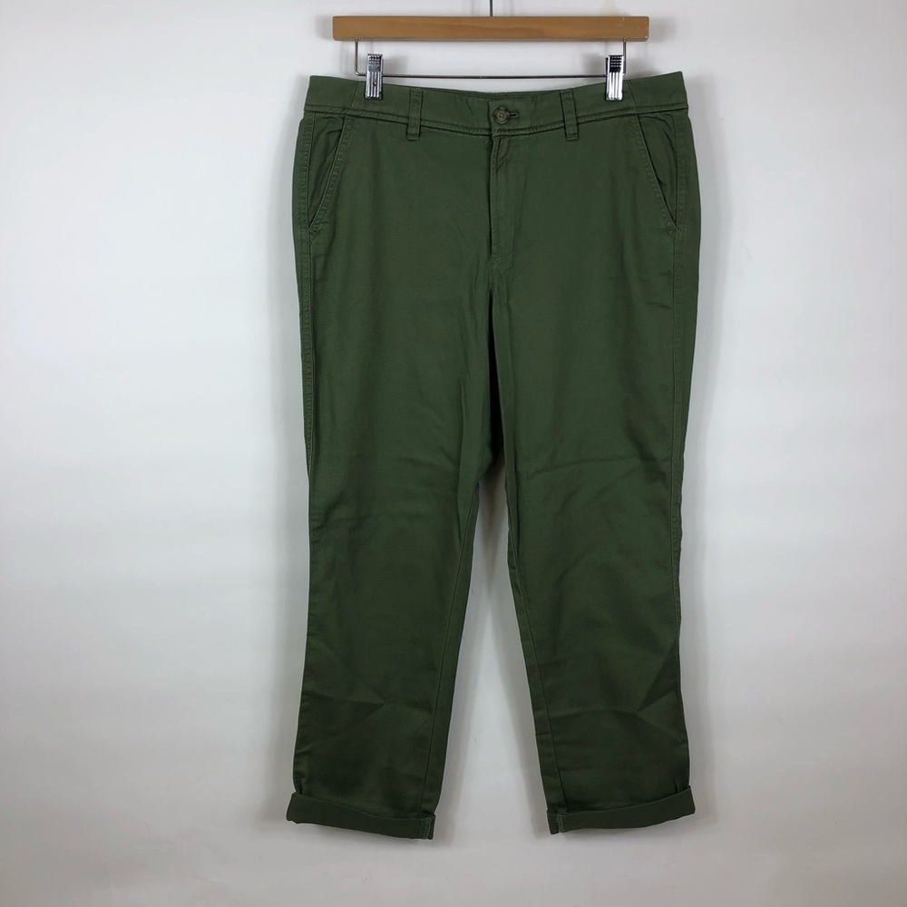 J. Crew | Green Khaki Capris